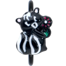 将图片加载到图库查看器,20G 5/16 Black Funky Skunk Nose Hoop