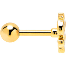 Load image into Gallery viewer, 16G 1/4 Gold Tone Dollar Sign Cartilage Tragus Earring