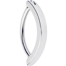 Load image into Gallery viewer, 14G 9/16 316L Surgical Steel Smooth Style Hinged Hoop Belly Ring