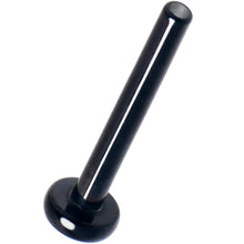 Load image into Gallery viewer, 18G 5/16 Black ASTM F-136 Implant Grade Titanium Threadless Post Only Labret