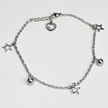 Load image into Gallery viewer, Shooting Star Dangle Stainless Steel Ankle Bracelet