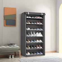 Load image into Gallery viewer, 10-Layer 9 Grid Shoe Rack Shelf Storage Closet Organizer