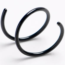 将图片加载到图库查看器,Spiral Nose Rings Double Hoop 20G