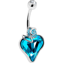 将图片加载到图库查看器,Clear Blue Gem Strawberry Love Belly Ring