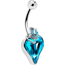 将图片加载到图库查看器,Clear Blue Gem Strawberry Love Belly Ring