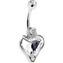将图片加载到图库查看器,Clear Gem Strawberry Love Belly Ring