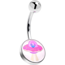 Load image into Gallery viewer, UFO Alien Ship Belly Ring