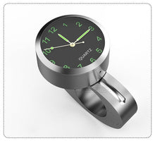 Load image into Gallery viewer, 7/8" Universal Motorcycle Handlebar Watch Bike Hand Grip Bar Mount Dial Clock Motorcycle Handlebar Watch Mount Clock Glow Mount Clock Dial Watch Fit Waterproof For Scooter Bicycle Motor ATV