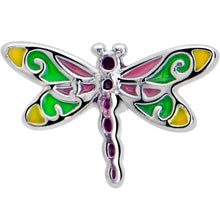 将图片加载到图库查看器,16G Dragonfly Colors Flat Back Earring