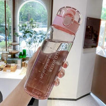 Load image into Gallery viewer, 780ml Bottle For Drink Plastic Leak Proof Sports Bottles Shaker Water Bottle Drinkware BPA Free Sports Water Bottle Outdoor Water Bottle with Straw Plastic Portable Water Bottle Camping Bike Bottle Kitchen Tools Drink Water