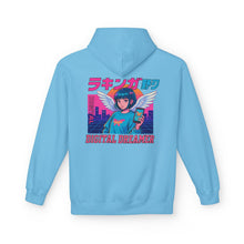 Load image into Gallery viewer, Digital Dreamer Unisex Fleece Hoodie, Cozy Graphic Sweatshirt, Anime Style Hoodie, Perfect Gift for Gamers, Casual Streetwear