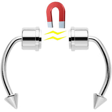Load image into Gallery viewer, Magnetic Septum Ring Horseshoe Non-Pierced Fake Nose Ring Set