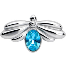 将图片加载到图库查看器,Blue Gem Little Cutie Bee Barbell Tongue Ring