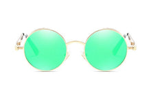Load image into Gallery viewer, Luxury Popular Retro Gothic Steampunk Polarized Men and Women Brand Designer Vintage Round High Quality Metal Frame Sunglasses With UV400 Protection