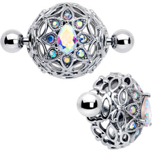 将图片加载到图库查看器,14G 9/16 Aurora Gem Retro Sunburst Nipple Shield Set