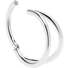 将图片加载到图库查看器,16G 3/8 Double Row Illusion Hinged Segment Ring