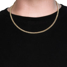 Load image into Gallery viewer, 10k Yellow Gold Miami Cuban Semi Solid Chain (4.50 mm)