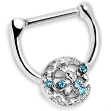 将图片加载到图库查看器,16G 5/16 Blue Gem Lunar Dragonfly Cartilage Clicker