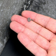 Load image into Gallery viewer, 16G 5/16 Clear Gem Lunar Dragonfly Internally Threaded Labret Tragus