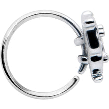 将图片加载到图库查看器,20G 5/16 Clear Gem Fancy Fab Butterfly Nose Hoop