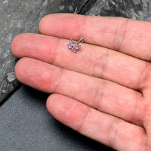 Load image into Gallery viewer, 16G 5/16 Pink Gem Baroque Butterfly Internally Threaded Labret