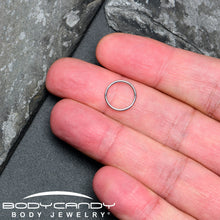 Load image into Gallery viewer, 18G 7/16 316L Surgical Steel Precision Hinged Segment Hoop