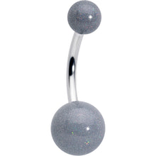 将图片加载到图库查看器,Pastel Shimmer Grey Ends Belly Ring