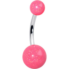 将图片加载到图库查看器,Pastel Shimmer Pink Ends Belly Ring