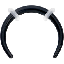 将图片加载到图库查看器,14G 3/8 Black Pincher Crescent Taper