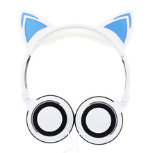 将图片加载到图库查看器,Luxury New Popular Esonstyle Kids Headphones Over Ear with LED Glowing Cat Ears,Safe Wired Kids Headsets 85dB Volume Limited, Food Grade Silicone, 3.5mm Aux Jack, Cat-Inspired Purple Headphones for Girls and Kids