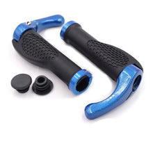 Load image into Gallery viewer, Bicycle Grip Handlebar End Cap Aluminium Alloy Lock Mountain Handle Bar Grip Bike Anti-Skid Rubber Bicycle Skid-Proof Grips New Generation Bike Handlebar Grip Soft Gel Inserts Shock Resistance Ergonomics Comfort Design