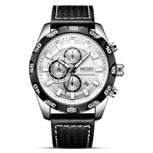 Load image into Gallery viewer, Luxury Men Fashion Watches Quartz Wrist Watches Military Casual Leather Strap Waterproof Elegant Watch