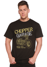 将图片加载到图库查看器,Chopper Garage Men's Bamboo Viscose/Organic Cotton Short Sleeve Graphic T-Shirt