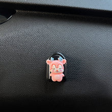 Load image into Gallery viewer, 2 Pcs Simple Car Small Hooks Cartoon Decorative Cute Car Dashboard Hook Mini Hanger for Mask Heart Adhesive Hook for Hat Coat Towel Wall Hanging Multi Vehicle Sticky Hooks Durable Holder Automobile Styling Interior Organizer Ornaments Hook