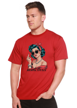 Load image into Gallery viewer, Respectfully Middle Finger Unisex Bamboo/Cotton Graphic T-Shirt