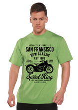 将图片加载到图库查看器,San Fransisco Spun Bamboo® Men's Bamboo Viscose/Organic Cotton Short Sleeve Graphic T-Shirt