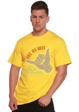 Load image into Gallery viewer, Ride The Wave Men's Bamboo Viscose/Organic Cotton Short Sleeve Graphic T-Shirt