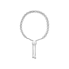 Load image into Gallery viewer, 14K White Gold 6.00 Cttw Diamond 4â€-10†Adjustable Bolo Tennis Bracelet (I-J Color, I1-I2 Clarity)