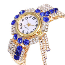 Load image into Gallery viewer, New Luxury Rhinestone Bracelet Watch Women Watches Ladies Wristwatch Clock For Female and Girls