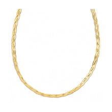 Load image into Gallery viewer, 14k Yellow Gold Braided Herringbone Chain (3.20 mm)