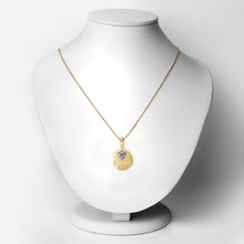 Load image into Gallery viewer, 0.21 Carat Genuine Tanzanite .925 Sterling Silver Pendant