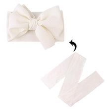 Load image into Gallery viewer, Elastic Candy Solid Color Head Wrap Newborn Head bands Bowknot Bows for Baby Girl Hair Accessories