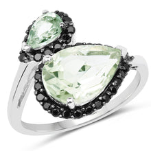 将图片加载到图库查看器,3.42 Carat Genuine Multi Stone .925 Sterling Silver Ring