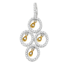 Load image into Gallery viewer, 14K Two- Toned Gold 2/5 cttw Round Diamond Pendant Necklace (H-I, I1-I2)