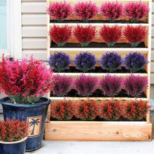 Load image into Gallery viewer, 8 Bundles Artificial Lavender Plastic Flower Decorations