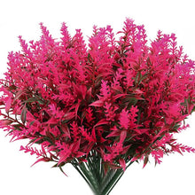 Load image into Gallery viewer, 8 Bundles Artificial Lavender Plastic Flower Decorations
