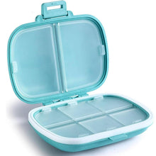 Load image into Gallery viewer, 8 Compartments Travel Pill Organizer