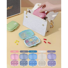 Load image into Gallery viewer, 8 Compartments Travel Pill Organizer