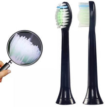 Load image into Gallery viewer, 8-Pack: Black Replacement Electric Toothbrush Heads for Philips Sonicare