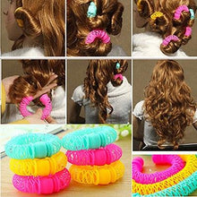 将图片加载到图库查看器,8 Pcs/Lot Soft Hair Curler Roller Curl Hair Magic Hair Curlers Tool Styling Rollers Sponge Hair Curling Easy To Carry And Use Hair Styling Tools For Women